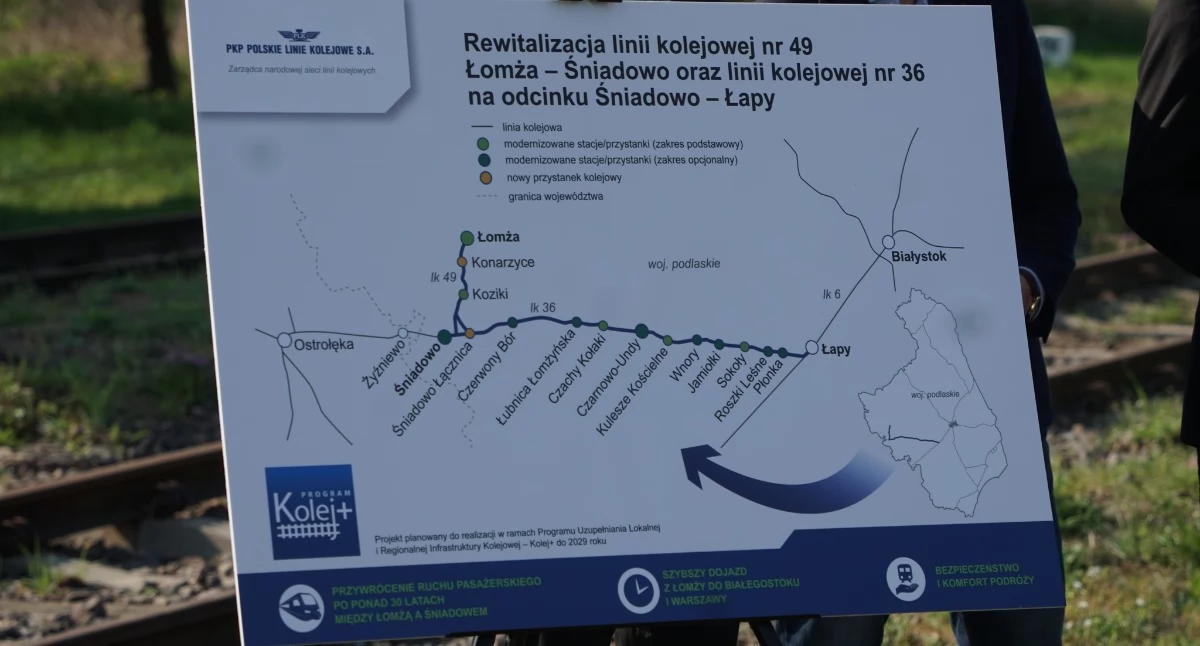 Wiadomości Polityczne, Wielki powrót pociągów Łomży Sukces wielu ojców dworcu zabraknie nawet - zdjęcie, fotografia