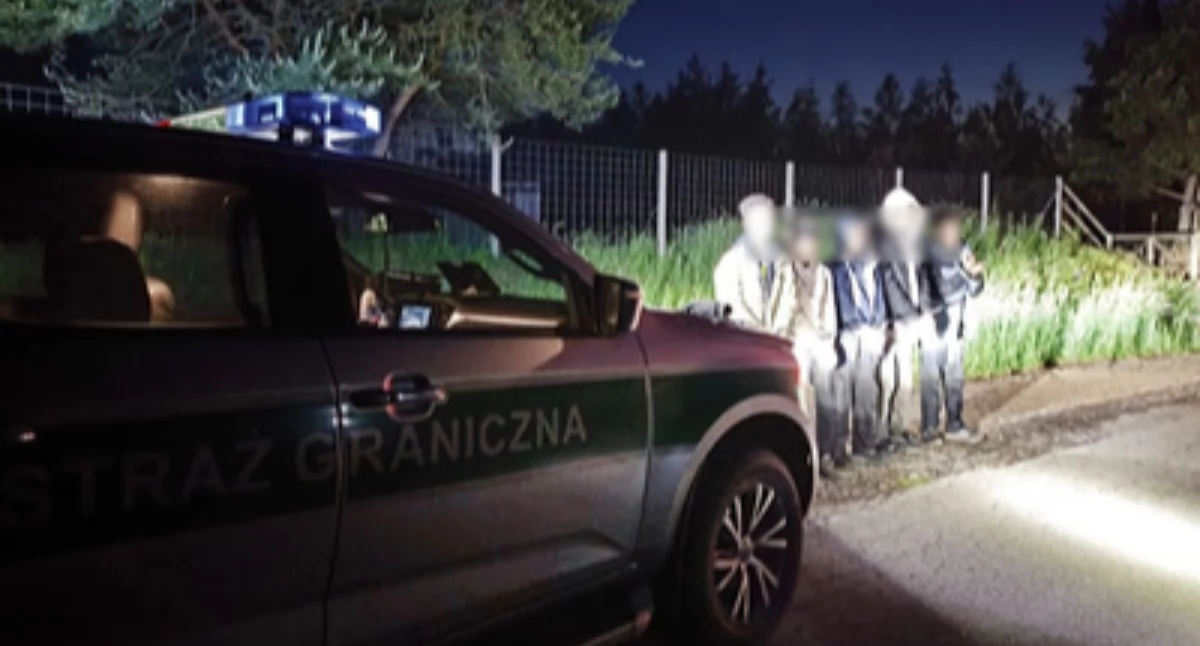 Granica, Kolejne zatrzymania granicy polsko litewskiej Migranci wpadają ręce podlaskich służb - zdjęcie, fotografia