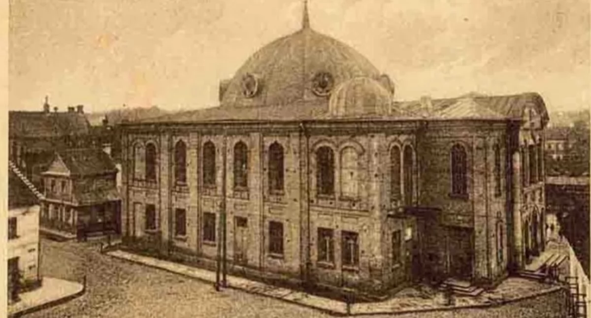 Imprezy kulturalne, Pożar Wielkiej Synagogi Muzyka pamięci rocznicowy wieczór - zdjęcie, fotografia