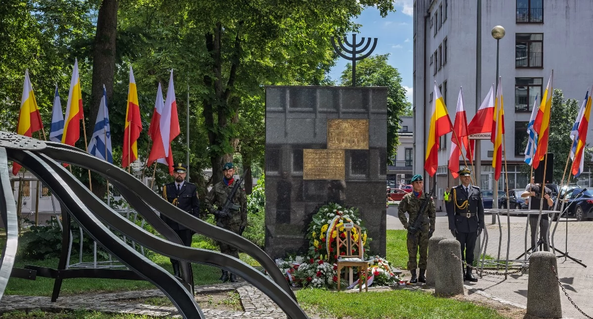 85. rocznica Czarnego piątku. Białystok oddał hołd Żydom żywcem spalonym w Wielkiej Synagodze