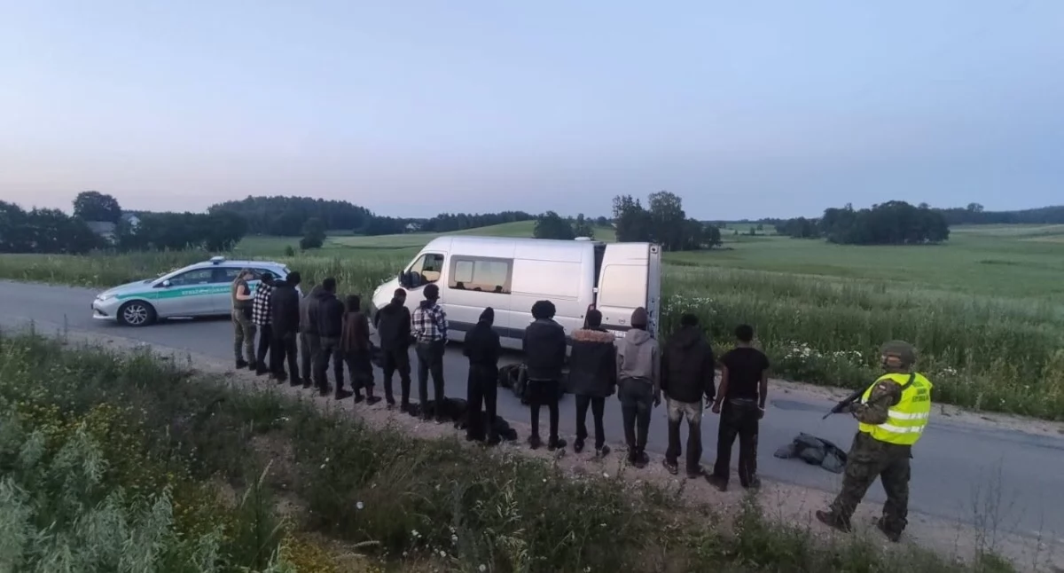 Szturm na polsko-litewską granicę. Straż Graniczna zatrzymała blisko 50 migrantów