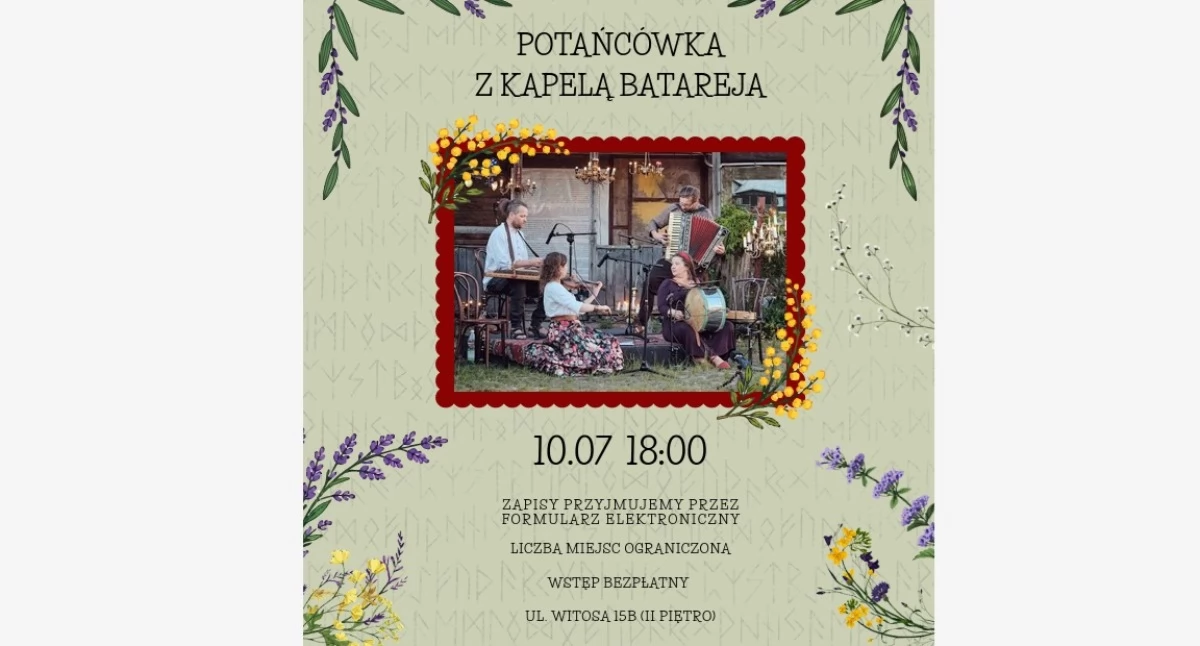 Wiejska zabawa w mieście! Kapela Batareja zagra z balkonu KLANZY