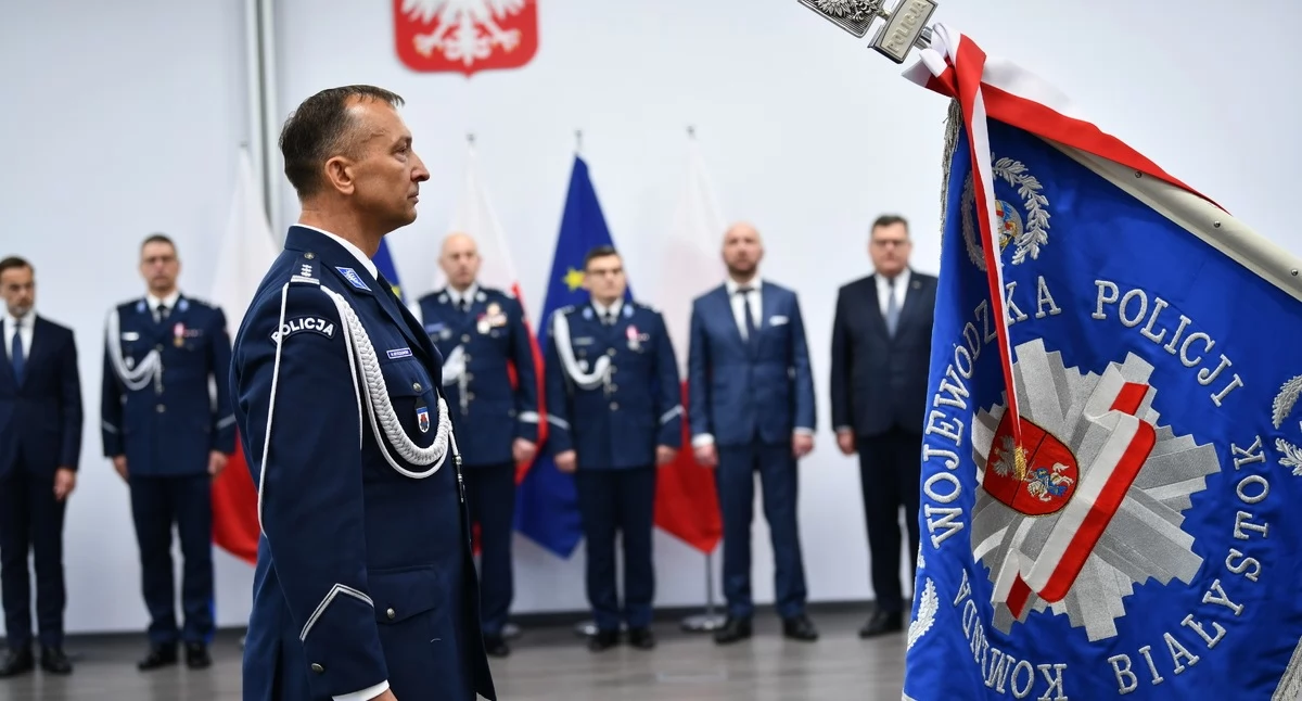 Nowy szef podlaskiej policji oficjalnie wprowadzony. Kim jest insp. Mariusz Kryszkowski?