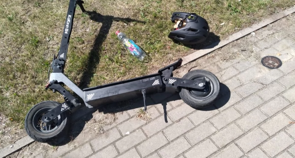 Lawinowy wzrost urazów po jazdach na e-hulajnogach. Kolejna kolizja i alarm podlaskich lekarzy