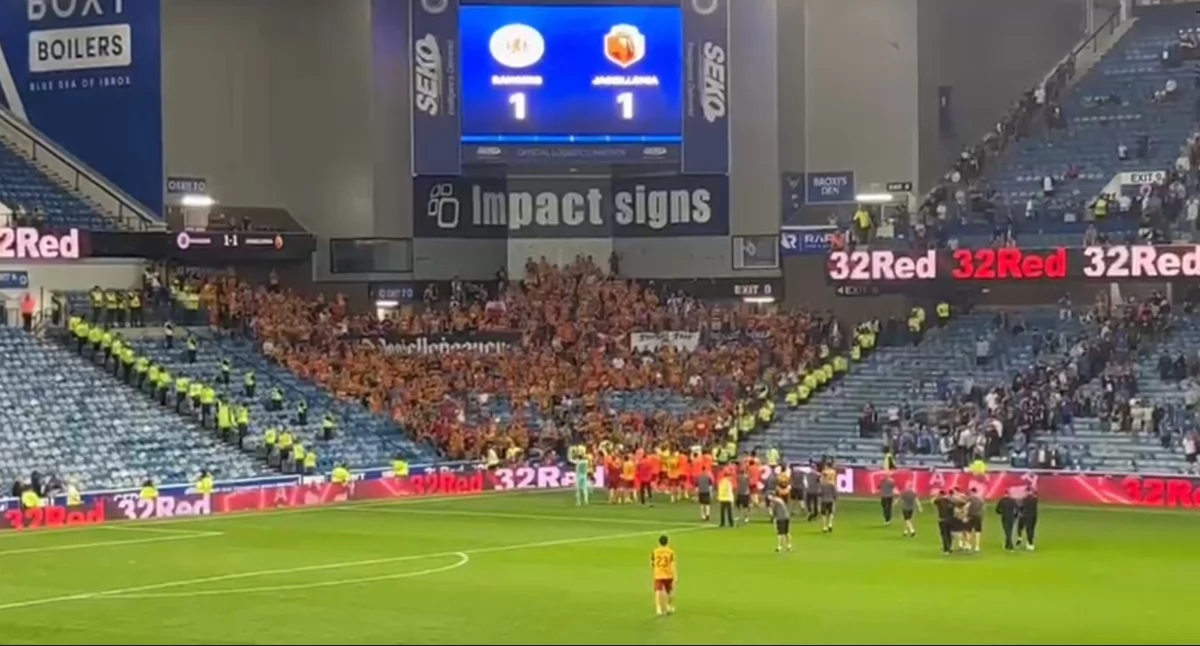 Remis na wagę awansu: Jagiellonia zatrzymała Rangersów! Z Glasgow wracamy dumni!