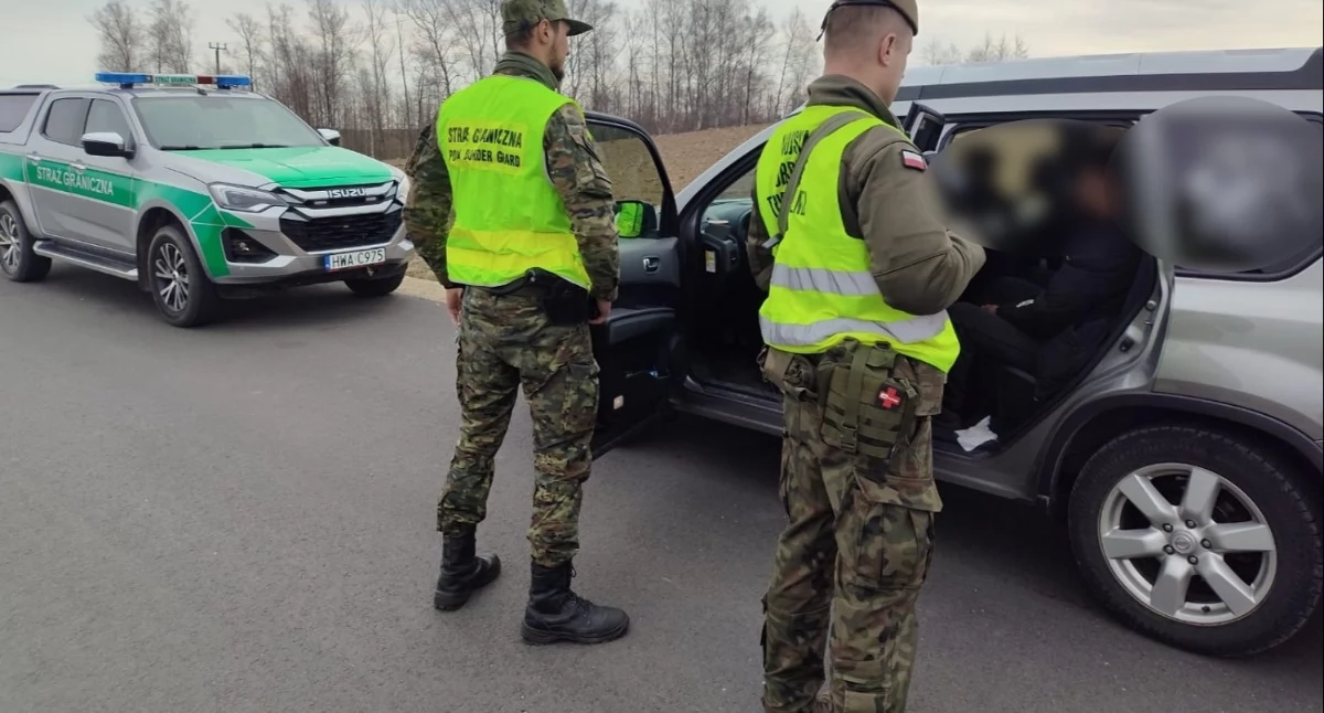 Przemyt migrantów. Podlascy strażnicy zatrzymali Ukraińców