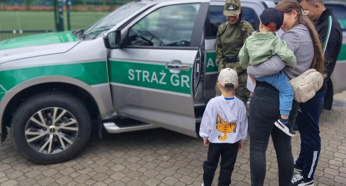 Granica, Pogranicznicy wizytą podlaskich rodzin - zdjęcie, fotografia