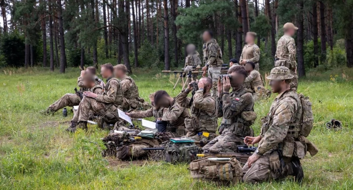 Wspólne manewry podlaskich Terytorialsów z NATO