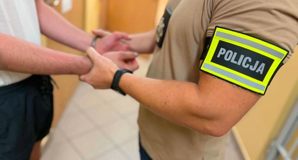 Kryminalne, Kamera spłoszyła złodzieja policja szybko dopadła - zdjęcie, fotografia