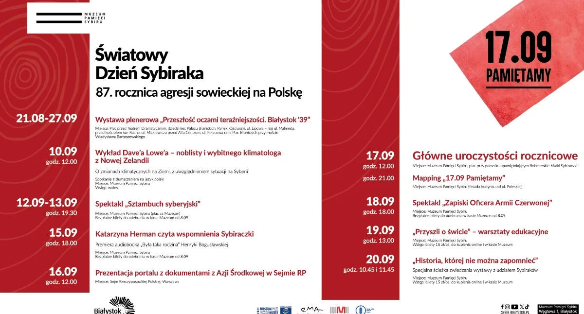 Białostockie Muzeum Pamięci Sybiru zaprasza mieszkańców