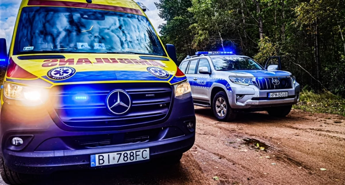 Policja i strażacy odnaleźli zaginionych podlaskich seniorów w powiecie siemiatyckim