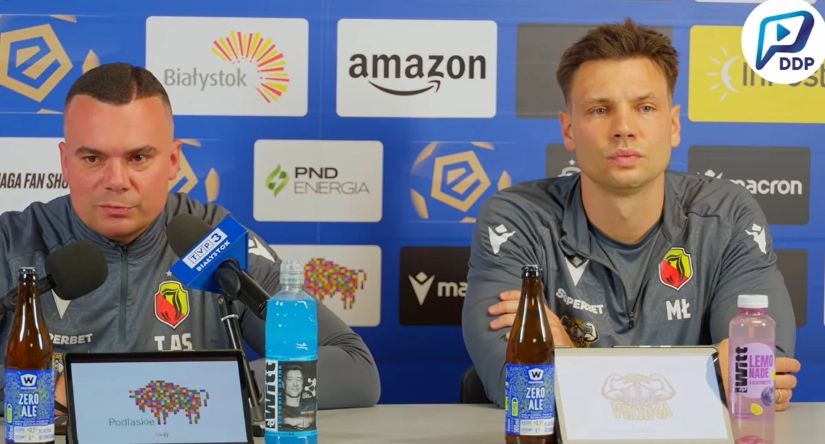 Jagiellonia - Górnik. Łuczak: Jesteśmy gotowi, gramy do jednej bramki. Siemieniec: Biorę pełną odpowiedzialność (WIDEO)