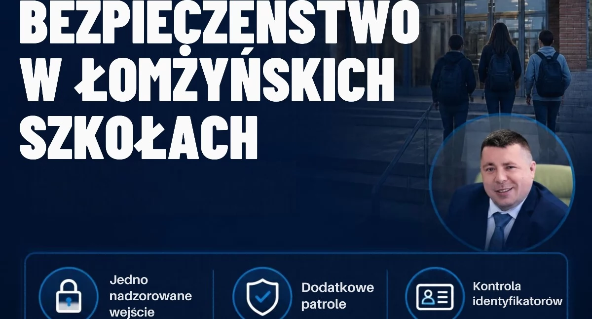 Bezpieczeństwo w łomżyńskich szkołach. Zmiany i wzmocnione kontrole już od najbliższego poniedziałku