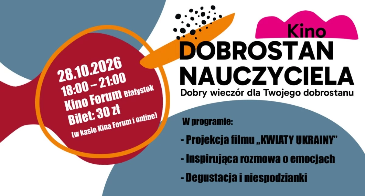 Odpoczynek i filmowy seans dla podlaskich edukatorów!
