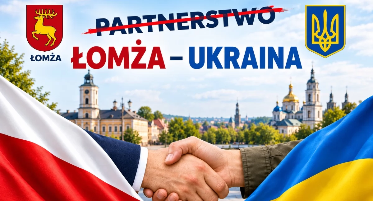 Polityka w regionie, Łomżyński radny interpeluje sprawie partnerstwem Łomży Ukrainą - zdjęcie, fotografia