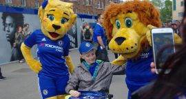 Karol spełnił swoje marzenie i pojechał na mecz Chelsea Londyn