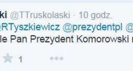 Twiiter poparcie Komorowskiego
