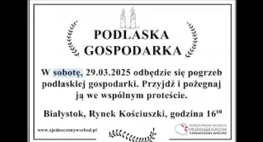 Pogrzebowy marsz przejdzie ulicami Białegostoku. Już za tydzień. 