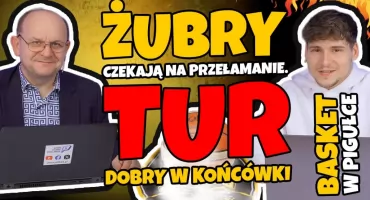Podlaski basket w pigułce: Żubry czekają na przełamanie. Tur dobry w końcówki (WIDEO)