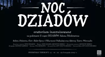 Mickiewicz, Rossini i Penderecki: listopad pełen atrakcji w Operze Podlaskiej!