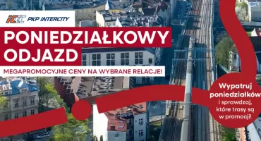Tani poniedziałek: oszczędź na promocji na biletach PKP Intercity z Białegostoku!