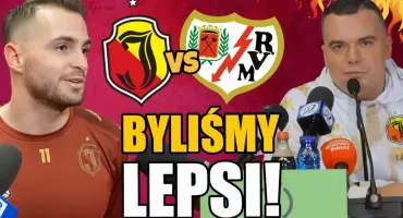 Jagiellonia przegrywa z Rayo, ale Siemieniec widzi postęp: przegrała drużyna zdecydowanie lepsza (WIDEO)