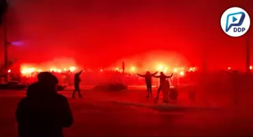 Wieczorem Białystok będzie żółto-czerwono! Pora na Jagiellońskie Racowisko i wciągnięcie flagi na Rondzie Jagi