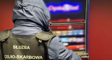 Nielegalne automaty - interwencja podlaskich służb na Mazowszu