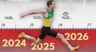 Rekordowy skok Krzysztofa Rybnika! Białostoczanin najlepszym juniorem świata 