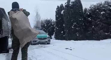 Straż Graniczna ratuje przed mrozem w pasie przygranicznym