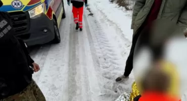 Dramatyczne chwile w Łosośnej Wielkiej. Strażnicy graniczni na ratunek 