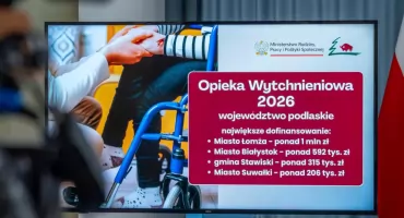 Chwila oddechu dla bohaterów codzienności. Rekordowe miliony na opiekę wytchnieniową w Podlaskiem