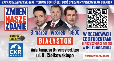 Zmień nasze zdanie - trzech polityków PiS zaprasza studentów na debatę!