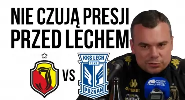 Przed meczem Jagiellonia - Lech Poznań. Adrian Siemieniec: Presja nas nie przytłacza! (WIDEO)