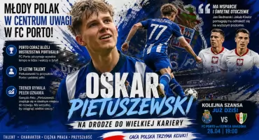 Oskar Pietuszewski na drodze do wielkiej kariery – młody Polak w centrum uwagi w FC Porto