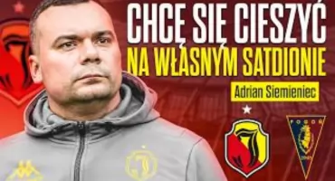 Adrian Siemieniec przed hitem z Pogonią: Nie chcę widzieć kolejnej świętującej u nas drużyny (WIDEO)