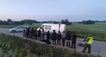 Szturm na polsko-litewską granicę. Straż Graniczna zatrzymała blisko 50 migrantów