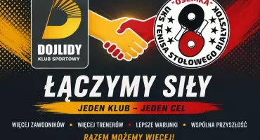 Wielka fuzja tenisa w Białymstoku. Dojlidy łączą siły z Ósemką