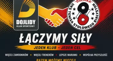 Wielka fuzja tenisa w Białymstoku. Dojlidy łączą siły z Ósemką