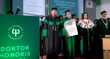 Wybitny naukowiec doceniony na Politechnice Białostockiej