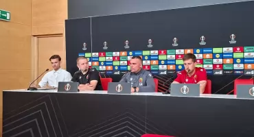 Jagiellonia przed historycznym meczem w Pireusie. Siemieniec i Romanczuk zapowiadają walkę (WIDEO)