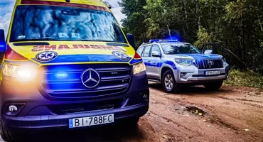 Policja i strażacy odnaleźli zaginionych podlaskich seniorów w powiecie siemiatyckim