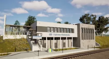 Nowy dworzec w Dąbrowie Białostockiej do 2028