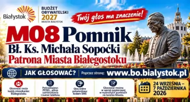 Wyjątkowy projekt w białostockim Budżecie Obywatelskim: pomnik patrona miasta ks. Sopoćki 