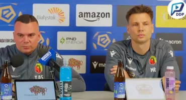 Jagiellonia - Górnik. Łuczak: Jesteśmy gotowi, gramy do jednej bramki. Siemieniec: Biorę pełną odpowiedzialność (WIDEO) 