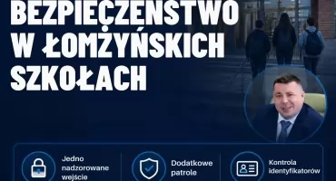 Bezpieczeństwo w łomżyńskich szkołach. Zmiany i wzmocnione kontrole już od najbliższego poniedziałku
