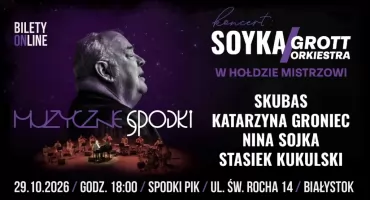 Kultowy Soyka wybrzmi w białostockich Spodkach